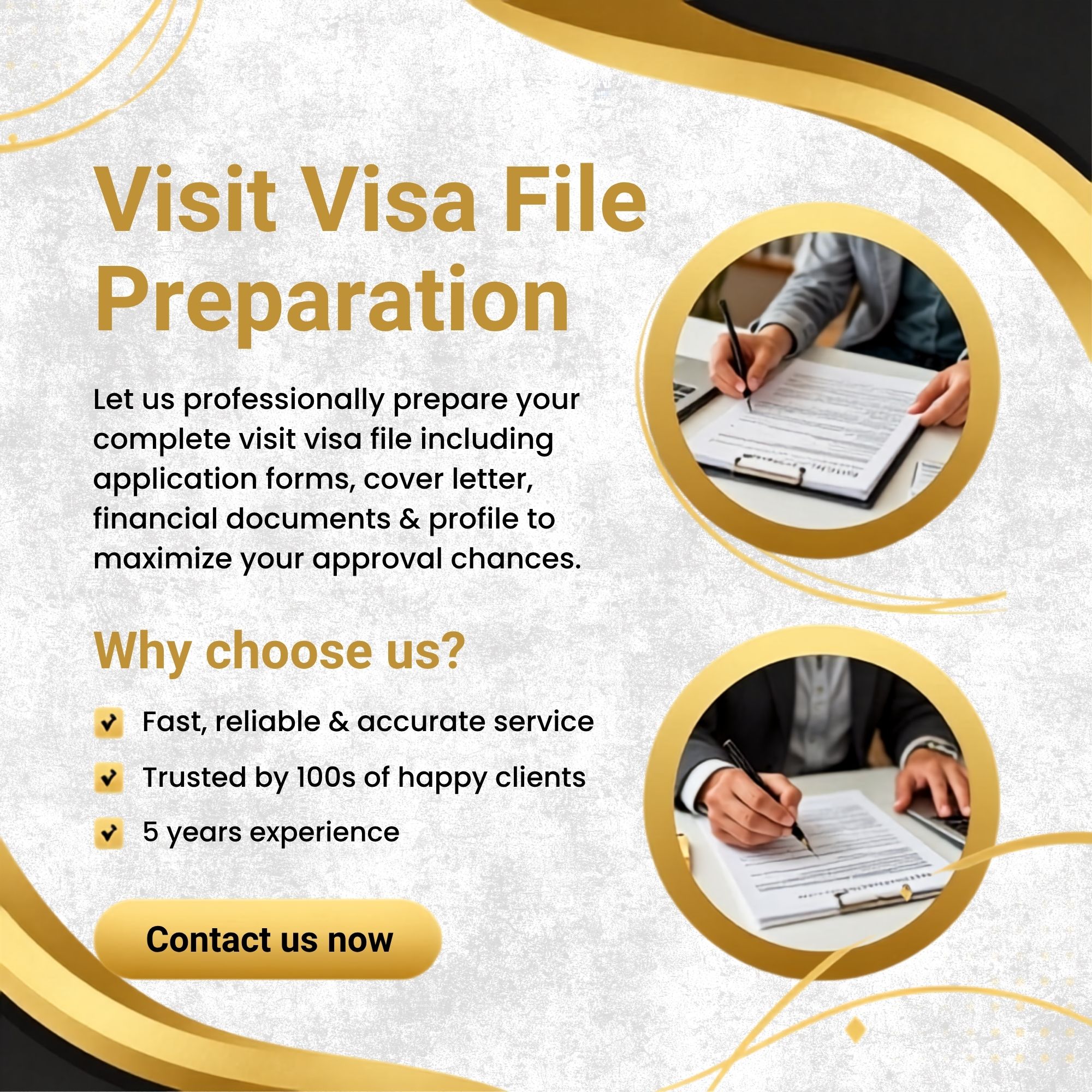 Visit Visa File Preparation